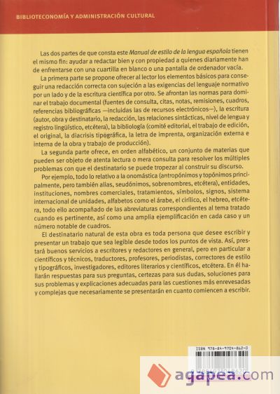 Manual de estilo de la lengua española