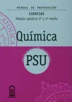 Portada de Manual de Preparaci&oacute;n PSU - Qu&iacute;mica 3&ordm; y 4&ordm; medio (Ebook)