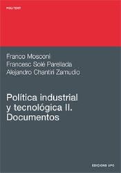 Portada de Política industrial y tecnológica II. Documentos