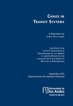 Portada de CHAOS IN TRANSIT SYSTEMS (Ebook)