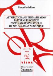 Portada de Attribution and Thematization Patterns in Science Popularization Articles of «The Guardian» Newspaper (Ebook)