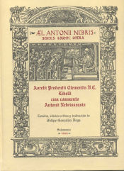 Portada de Aurelii prudentii clementis v.c. Libelli cum commento Antonii Nebrissensis. Edición crítica de Felipe González Vega