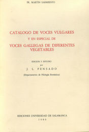 Portada de Catálogo de voces vulgares y en especial voces gallegas de diferentes vegetables.Fr. Martín Sarmiento