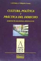 Portada de Cultura, política y práctica del Derecho