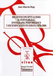 Portada de Del fotoconceptualismo al fototableau (Ebook)