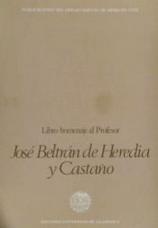 Portada de Estudios de Derecho Civil. Homenaje al Dr. J.Beltrán de Heredia y Castaño