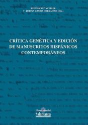 Portada de Genética y edición de manuscritos hispánicos contemporáneos (Ebook)