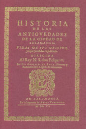 Portada de Historia de las antigüedades de la ciudad de Salamanca