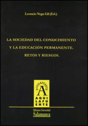 Portada de La sociedad del conocimiento y la educación permanente. Retos y riesgos