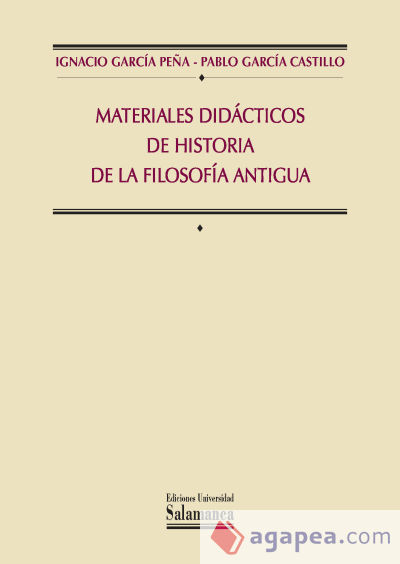 Materiales didácticos de historia de la Filosofía Antigua