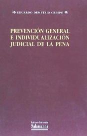 Portada de Prevención general e individualización judicial de la pena