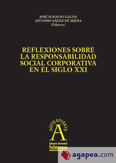 Reflexiones sobre la responsabilidad social corporativa en el siglo XXI (Ebook)