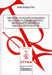 Portada de The novel english as paradigm of canadian literary identity (Ebook)