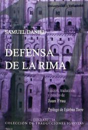 Portada de DEFENSA DE LA RIMA de SAMUEL DANIEL