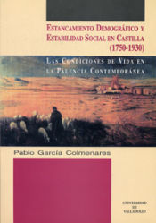 Portada de ESTANCAMIENTO DEMOGRAFICO Y ESTABILIDAD SOCIAL EN CASTILLA (1750-1930). CONDICIONES DE VIDA EN LA PALENCIA CONTEMPORÁNEA