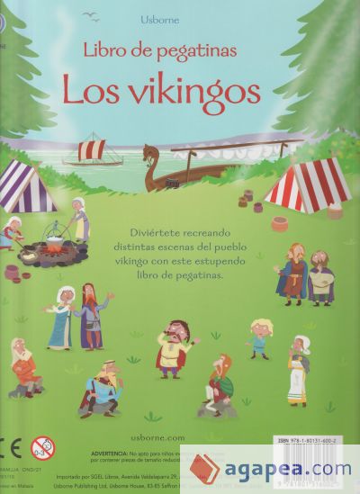 Los Vikingos. Libro de pegatinas