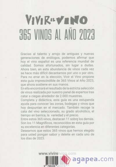 Vivir el Vino La Guía: 365 Vinos al Año 2023