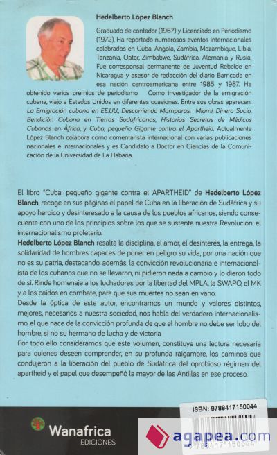 Cuba pequeño gigante contra el apartheid