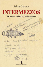 Portada de Intermezzos. En torno a evolución y evolucionismo