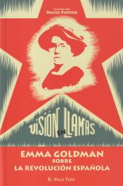 Portada de Visión en llamas. Emma Goldman sobre la Revolución española