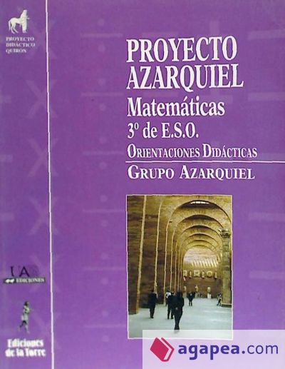 Proyecto Azarquiel de Matemáticas 3.º E.S.O. (Profesor)