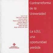 Portada de Contrarreforma de la Universidad. La LOU una oportunidad perdida