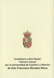 Portada de Honoris Causa D. Francisco Morales Nieva