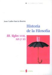 Portada de Historia de la filosofía. Tomo III