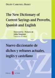 Portada de Nuevo diccionario de dichos y refranes actuales. Inglés y castellano