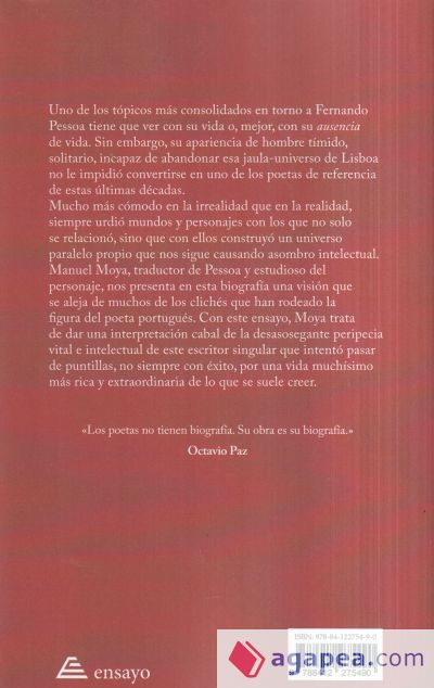 Pessoa El Hombre De Los SueÑos Manuel Moya 9788412275490