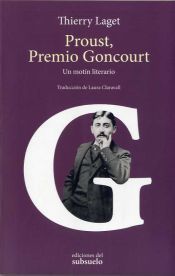 Portada de Proust, Premio Goncourt