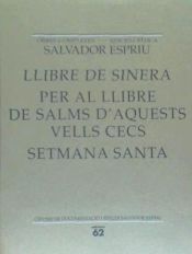 Portada de Llibre de Sinera. Per al llibre de salms d'aquests vells cecs. Setman