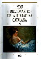 Portada de Nou diccionari 62 de la literatura catalana