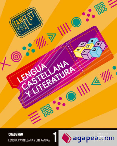 Cuaderno Lengua castellana y literatura 1º Primaria Fanfest - Espiral