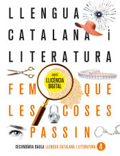 Portada de Llengua catalana i literatura 4t d'ESO LA FQLCP (Edició 2022)
