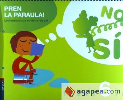 Quadern Lectoescriptura nº 6 Pren la paraula! Ed.Infantil