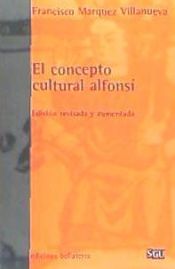 Portada de EL CONCEPTO CULTURAL ALFONSÍ