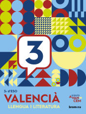 Portada de Avancem 3r ESO. Valencià: llengua i literatura