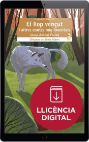 Portada de El llop vençut i altres contes mig inventats