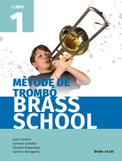 Portada de Mètode de trombó Brass School. Llibre 1