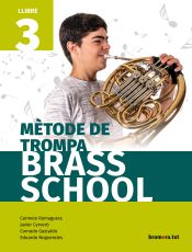 Portada de Mètode de trompa Brass School. Llibre 3