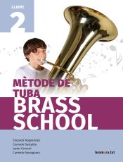 Portada de Mètode de tuba Brass School. Llibre 2