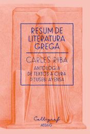 Portada de Resum de literatura llatina: Antologia de textos a cura d'Eusebi Ayensa