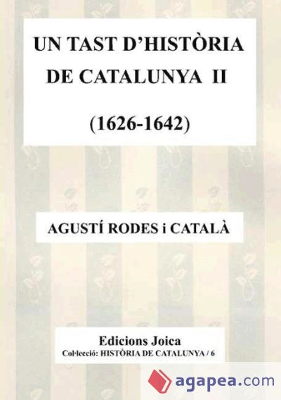 UN TAST D`HISTÒRIA DE CATALUNYA II