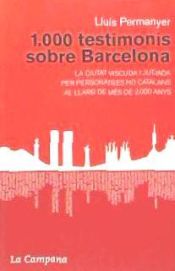 Portada de 1.000 Testimonis sobre Barcelona