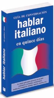Portada de Hablar italiano en quince días. Guía de conversación