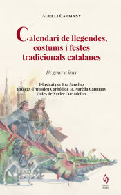 Portada de Calendari de llegendes, costums i festes tradicionals catalanes