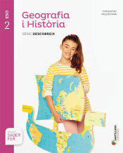 Portada de GEOGRAFIA I HISTORIA SERIE DESCOBREIX 2 ESO SABER FER