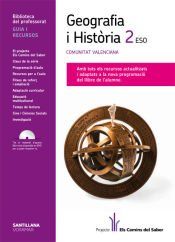 Portada de GUIA GEOGRAFIA I HISTORIA 2 ESO COMUNITAT VALENCIANA ELS CAMINS DEL SABER VALENCIANO VORAMAR