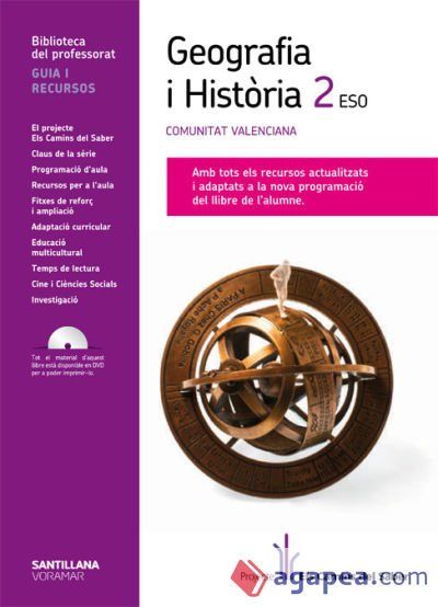 GUIA GEOGRAFIA I HISTORIA 2 ESO COMUNITAT VALENCIANA ELS CAMINS DEL SABER VALENCIANO VORAMAR